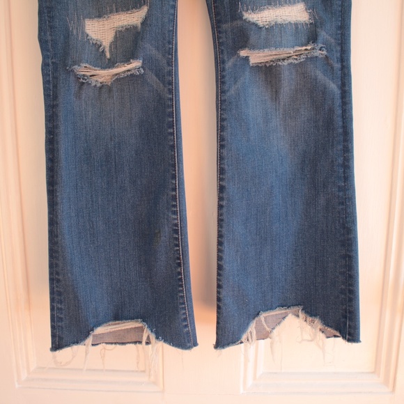 Cali Demi-Boot Jeans in Bronson Wash:‎ Button-Front Edition Size 26 - Picture 5 of 13